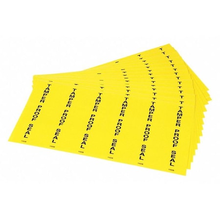 Pig Tamperproof Seal Label, 2" W, 6" L, PK102 LBL100