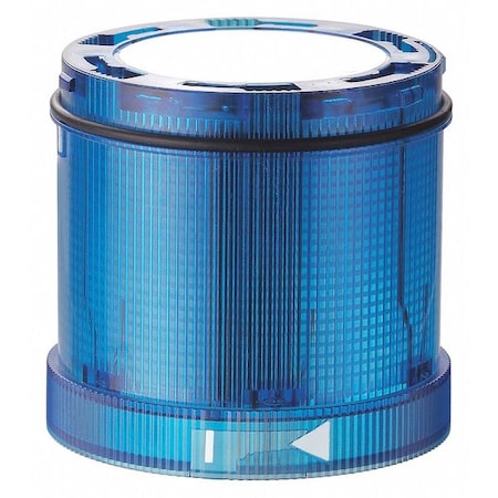 Werma Tower Light Module, 24V AC, 24V DC, Blue, 70 mm Dia., 66 mm Height, LED, KombiSIGN 71 Series 64751075
