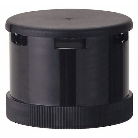 Werma Tower Light Sounder Tier, 24V, Black, 2 3/4 in Dia., 2 1/8 in Height, KombiSIGN 71 Series 64587075