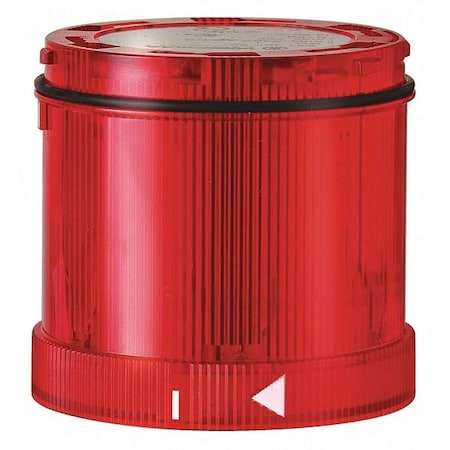 Werma Tower Light Module, 24V AC, 24V DC, Red, 70 mm Dia., 66 mm Height, LED, KombiSIGN 71 Series 64410075