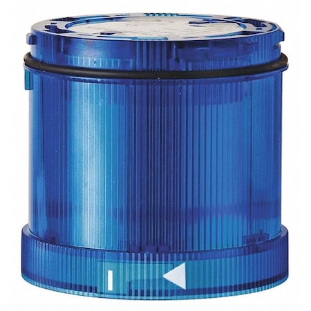 Werma Tower Light Module, 24V AC, 24V DC, Blue, 70 mm Dia., 66 mm Height, LED, KombiSIGN 71 Series 64450075