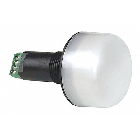 Werma Warning Light, Blue, Green, Red, White, Yellow, LED, 24V DC, Not Applicable FPM, 1 31/32 in Dia. 23948255