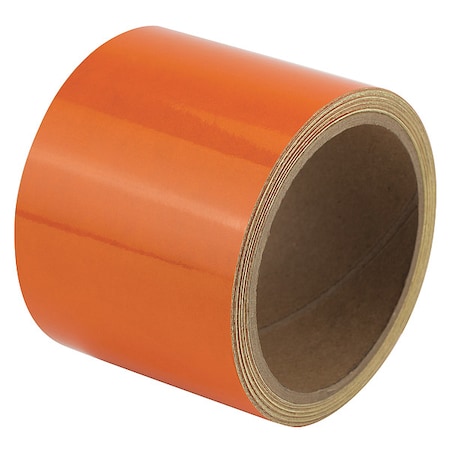 Zoro Select Floor Marking Tape Urethane Film 3 in W x 5.5 mil Thick 35TA45