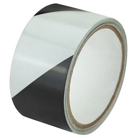 Zoro Select Floor Marking Tape vinyl 2 in W x 5.5 mil Thick ZRS2X5BW