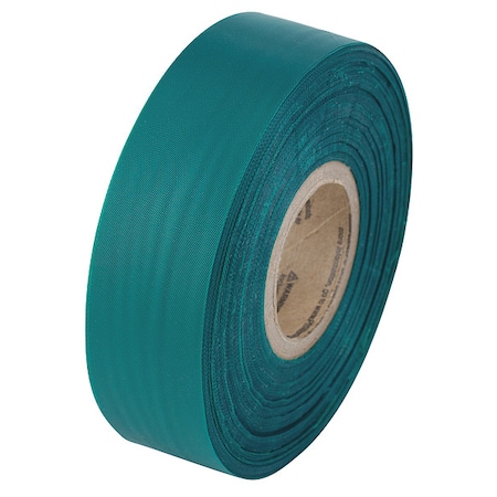 Zoro Select Flagging Tape, No Legend, Green, 1 3/16 in Wide x 300 ft Length, Vinyl, 2 mil VST06