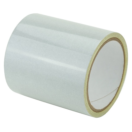 Zoro Select Floor Marking Tape vinyl 4 in W x 5.5 mil Thick ZRF4X5WT