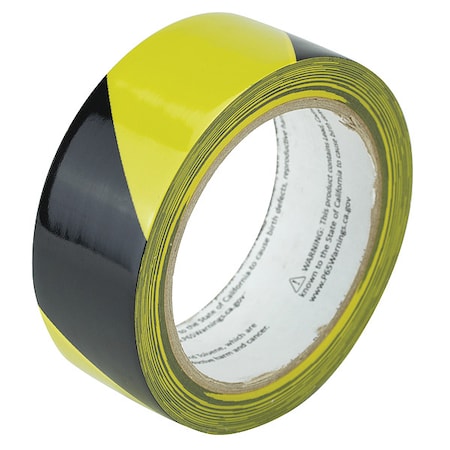 Zoro Select Floor Marking Tape vinyl 1 1/2 in W x 6 mil Thick ZHT1.5X18BY