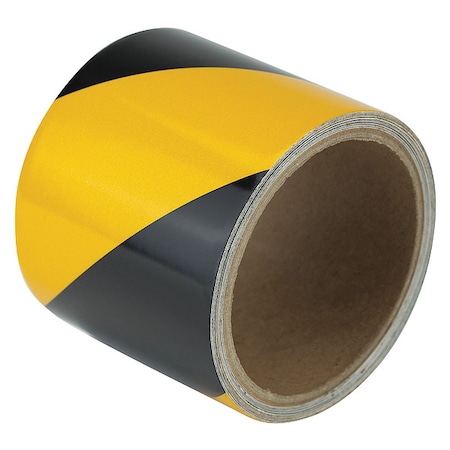 Zoro Select Floor Marking Tape vinyl 3 in W x 5.5 mil Thick ZRS3X5BY