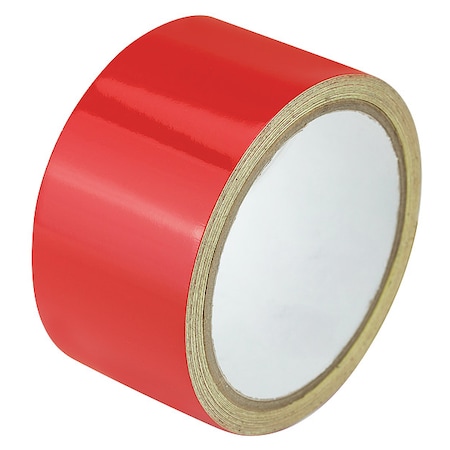 Zoro Select Floor Marking Tape vinyl 2 in W x 5.5 mil Thick ZRF2X5RD