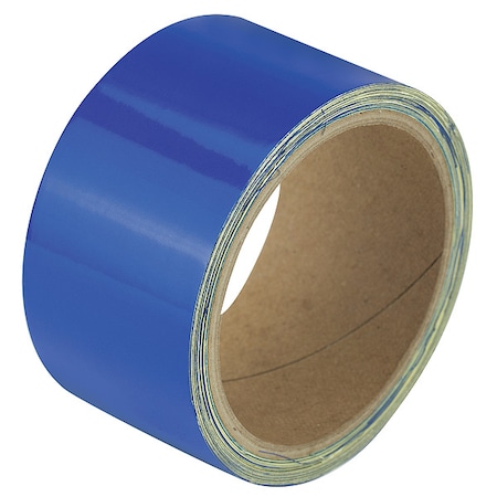 Zoro Select Floor Marking Tape vinyl 2 in W x 5.5 mil Thick ZRF2X5BL