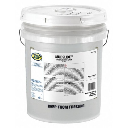 Zep Concrete Remover, Concrete Removers, 5 gal, Butyl-Free 599435