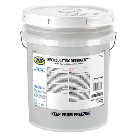 Zep Recirculating Detergent Cleaner/Degreaser, 40 lb Pail, Ready to Use, Water Based 36334