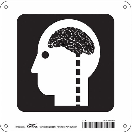 Condor Neurology, 8 in W x 8 in H, Square, Polyethylene, 453K64 453K64