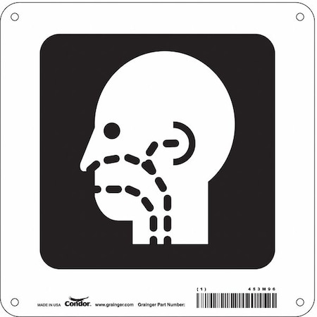 Condor Ear, Nose & Throat, 8 in W x 8 in H, Square, Aluminum, 453M96 ...