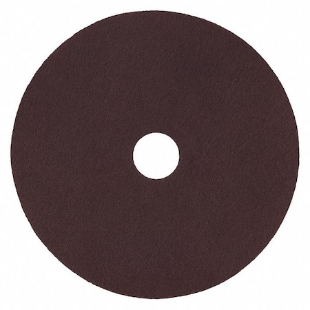 Zoro Select Stripping Pad, Size 17", Maroon, Round, PK10 453T15
