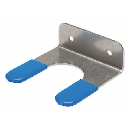 Best Sanitizers Wall Bracket, Silver, SS, 1" H x 3" W USP10153
