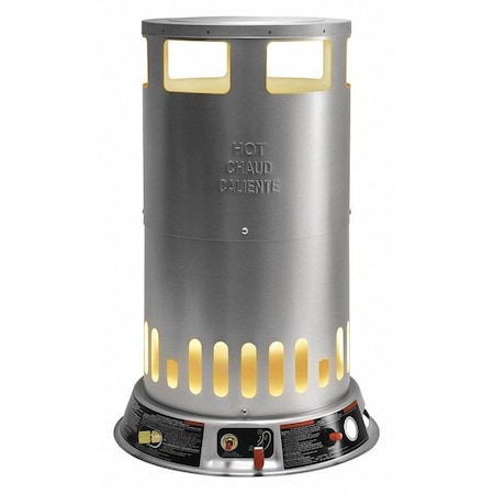 Dyna-Glo Portable Gas Floor Heater, Liquid Propane, Matchless Piezo, 50,000 to 200,000 BtuH, 15 29/32 in L RMC-LPC200DG