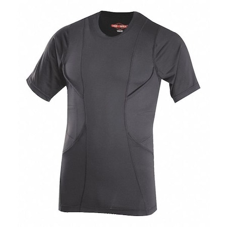 TRU-SPEC Concealed Holster Shirt, L, Regular, Black 1226