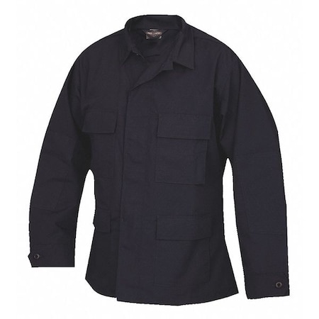 Tru-Spec BDU Coat, 65% Polyester/35% Cotton Ripstop, Button, Navy, 3XL 1331