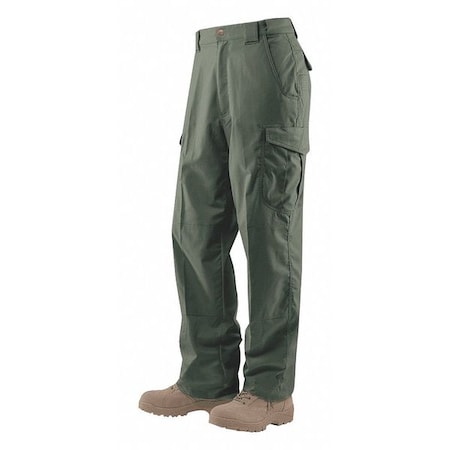 Tru-Spec Tactical Pants, 30, Ranger Green, 20% Cotton, 80% Polyester 1041