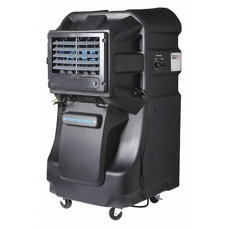Portacool Portable Evaporative Cooler 3,600 cfm, 900 sq. ft., 30 gal, 1/2 HP, Direct Drive PACJS2301A1