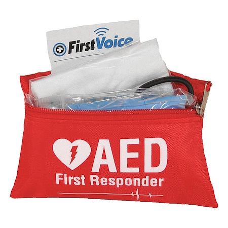 First Voice Basic AED Responder Kit in Nylon, 5" H V18112