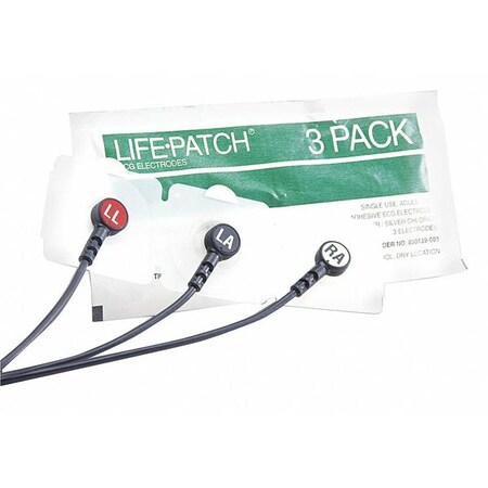 Physio Control Defibrillator Electrodes, 4"H x 8"L x 6"W 11100-000001