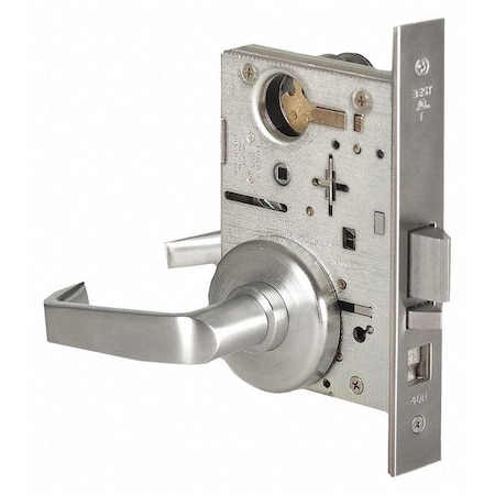 Best Door Lever Lockset, Mechanical, Office 45H7A15H626LH