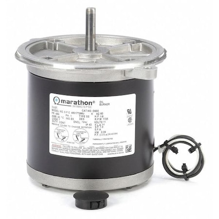 Leeson Oil Burner Motor, 1/2 hp 048C34D2028