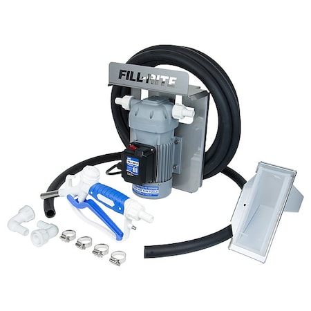Fill-Rite Electric Operated Drum Pump, 120VAC, 8 Max. Flow Rate , 1/4 HP, 3/4" Inlet DF120CMN520