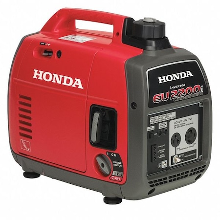 Honda Portable Generator, 1800 Rated, 2200 Surge, 18.3 A EU2200ITA1