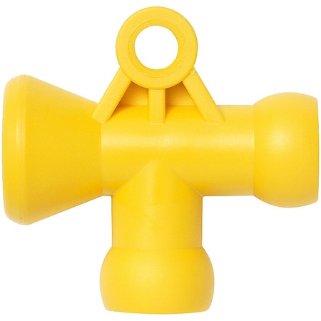 Loc-Line Flex Hose T Fitting, Acid Resistant, PK2 45416