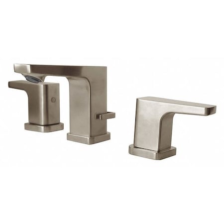 Speakman Manual Widespread Faucet, 8" Mount, Brushed Nickel 3 Hole SB-2421-BN