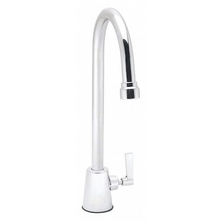 Speakman Manual Gooseneck Faucet, Single Hole Mount, Polished Chrome 1 Hole SC-7112-E