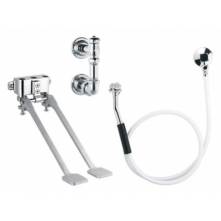 Speakman Bedpan Washer, 20 to 80 psi, 1/2" Inlet Sz S-3231