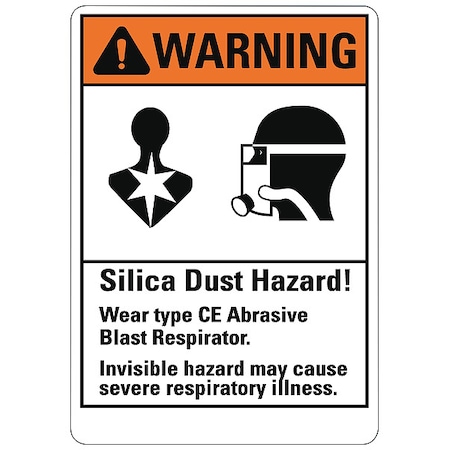 Lyle Warning Sign, 14 in Height, 10 in Width, Non-PVC Polymer, Vertical Rectangle, English LCU6-0174-ED_10x14