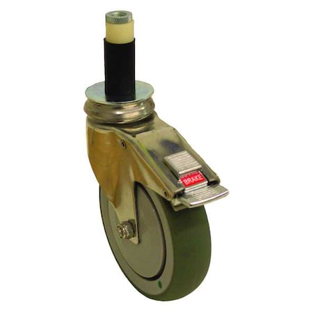 Zoro Select Stem Caster, 190 lb. Ld, 13/16" Stem Dia. P14SX-RP040K-SX3-TB-AM