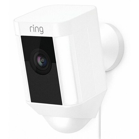 Ring Wired Surveillance Camera, White, 1080p 8SH1P7-WEN0