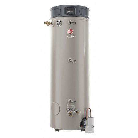 RHEEM Natural and Propane Gas Commercial Gas Water Heater, 100 gal. GHE100SS-300A