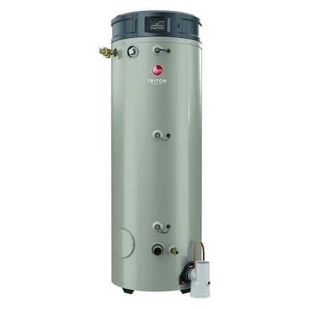 RHEEM Natural and Propane Gas Commercial Gas Water Heater, 100 gal. GHE100SU-300A