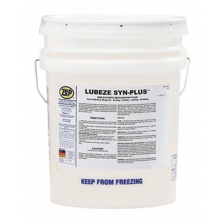 Zep Lubricant, 5 gal, Pail, Water, Light Yellow 153735