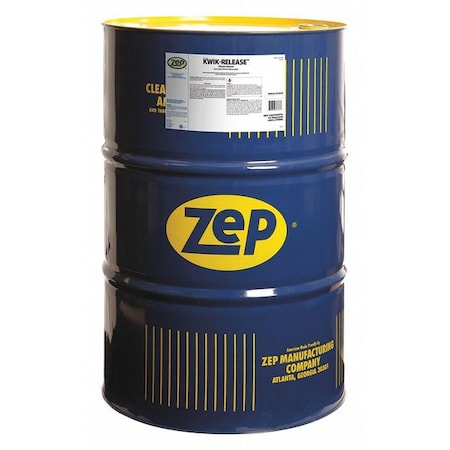 Zep Silicone Lubricant, 55 gal, Drum, Petroleum Distillates, Colorless J37385