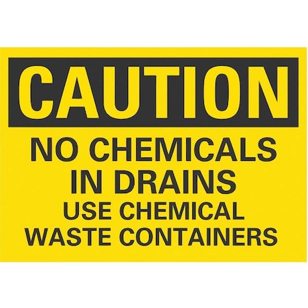 Lyle Caution Sign, 7 in H, 10 in W, Non-PVC Polymer, Vertical Rectangle, English, LCU3-0422-ED_10x7 LCU3-0422-ED_10x7