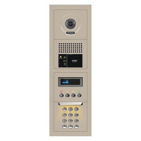 Aiphone Video Entry System, 10-5/8"W x 8-55/64" H GTV-DES104B