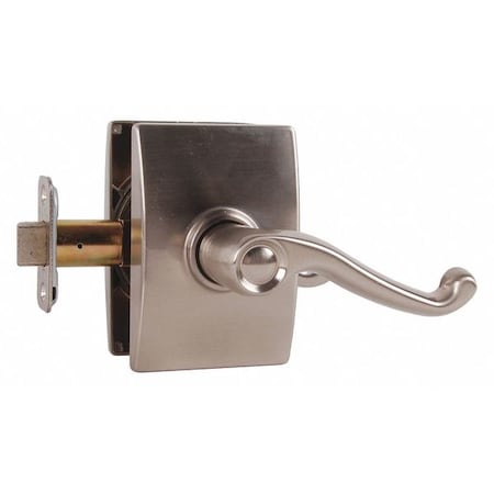 Schlage Residential Door Lever Lockset, Satin Nickel, Passage F10 FLA 619 CEN