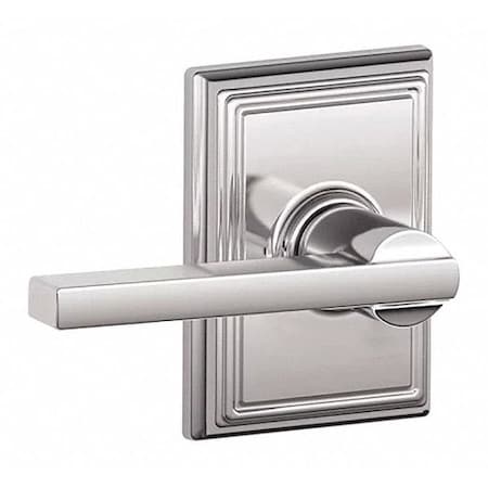 Schlage Residential Door Lever Lockset, Bright Chrome, Passage F10 LAT 625 ADD