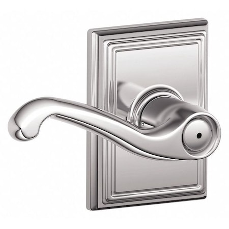Schlage Residential Door Lever Lockset, Bright Chrome, Privacy F40 FLA 625 ADD
