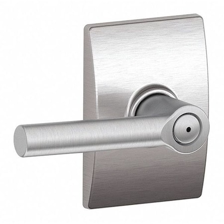 Schlage Residential Door Lever Lockset, Satin Chrome, Privacy F40 BRW 626 CEN