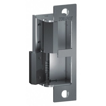 Trine Electric Door Strike, Stainless Steel, Unfinished, Includes: (4) Faceplates 4100DBDL-32D-LH