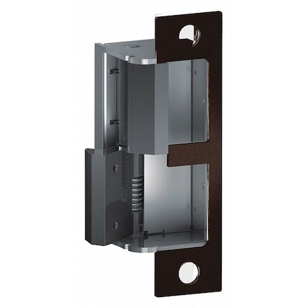 Trine Electric Door Strike, Bronze, Dark Bronze, Includes: (4) Faceplates 4100DBDL-10B-LH